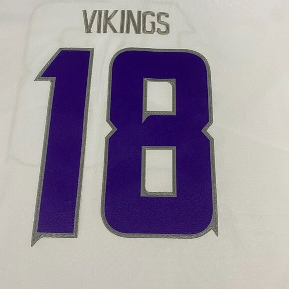 Justin Jefferson Minnesota Vikings #18 Jersey - Picture 3 of 8
